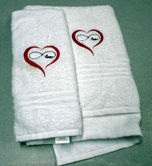 Love towels white