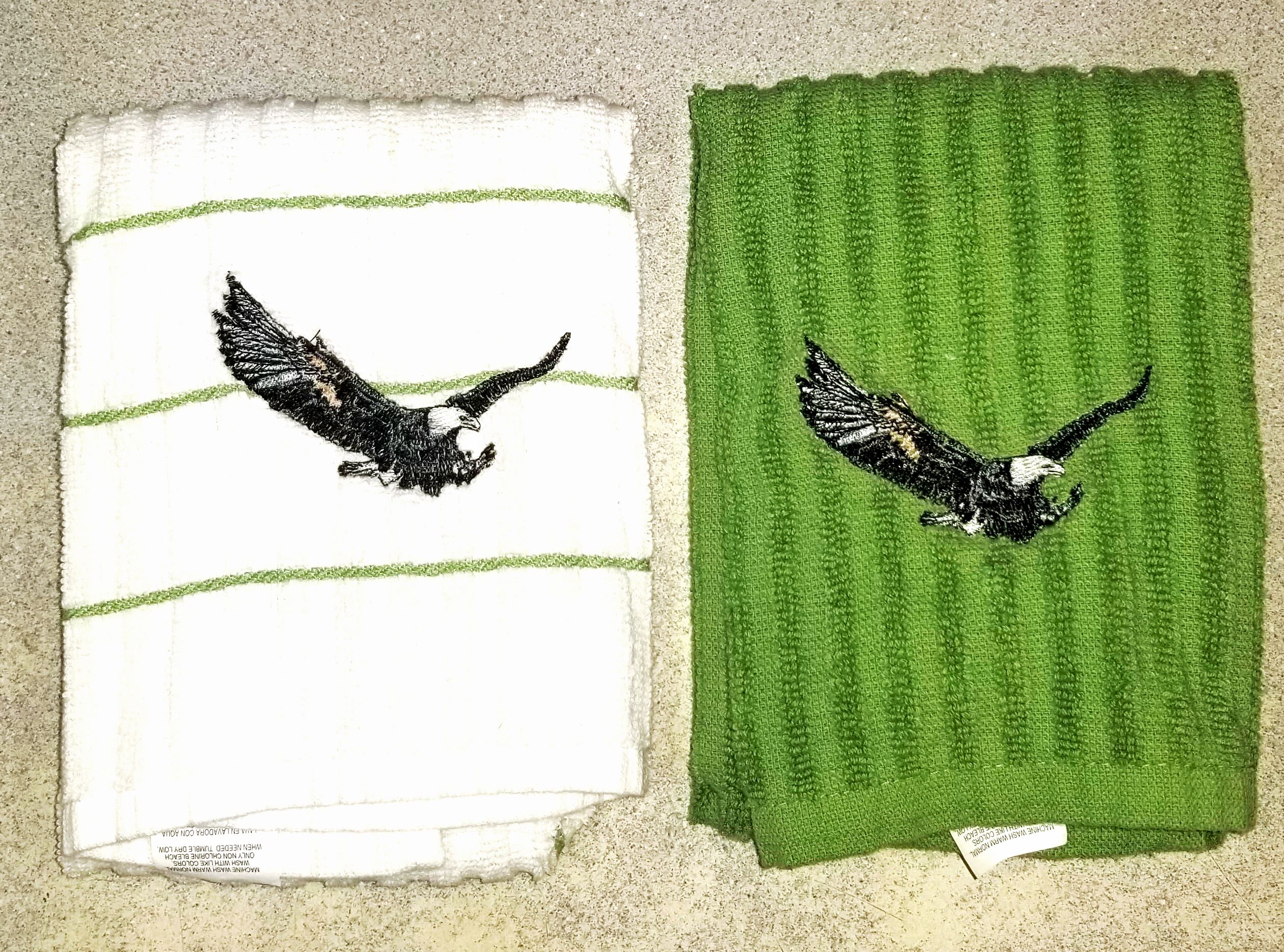 eagle towels green
